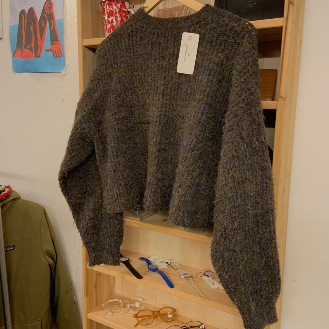 보카시 크롭 니트 상품이미지3