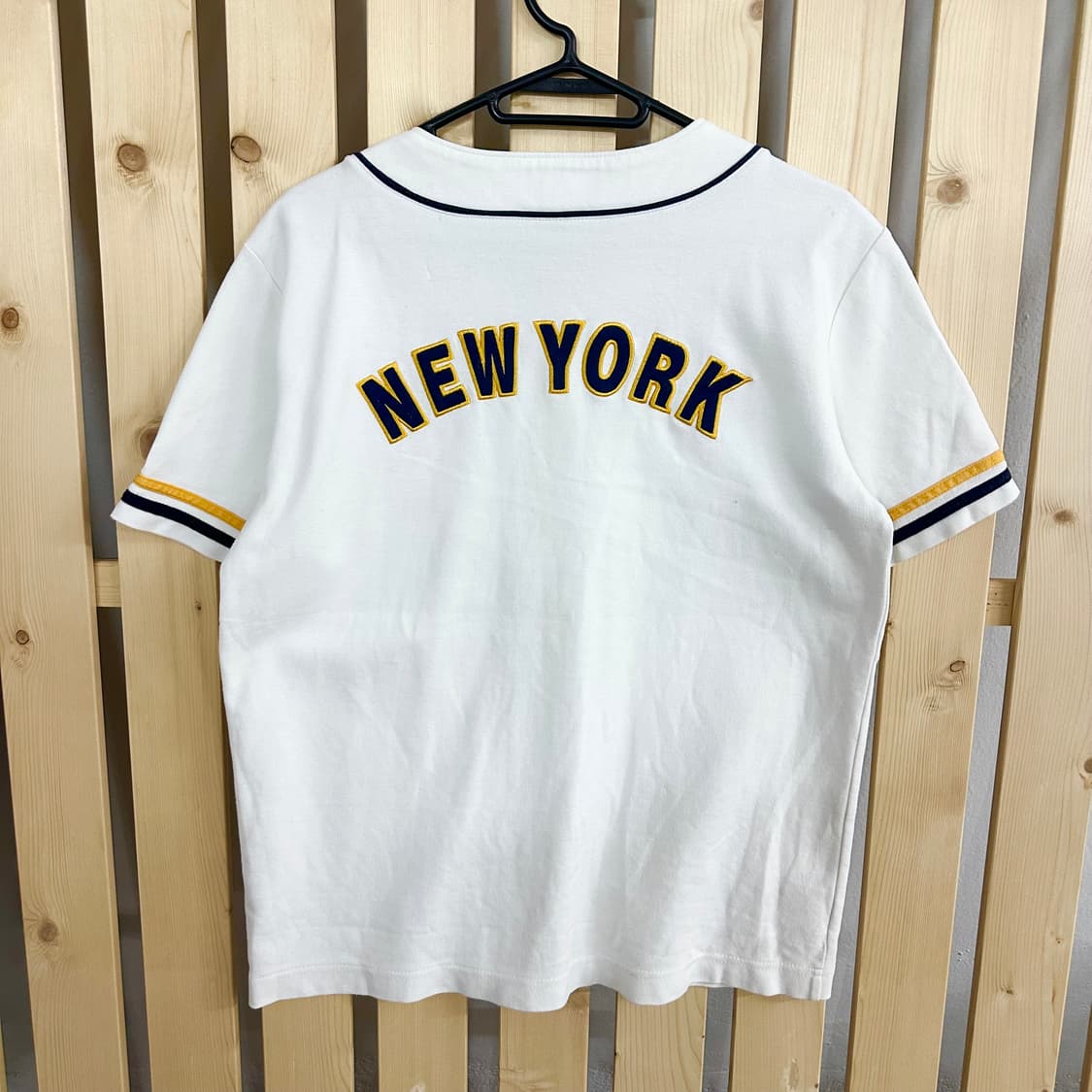 (S) MLB 뉴욕 양키스 반팔 야구 유니폼 흰색 상품이미지2