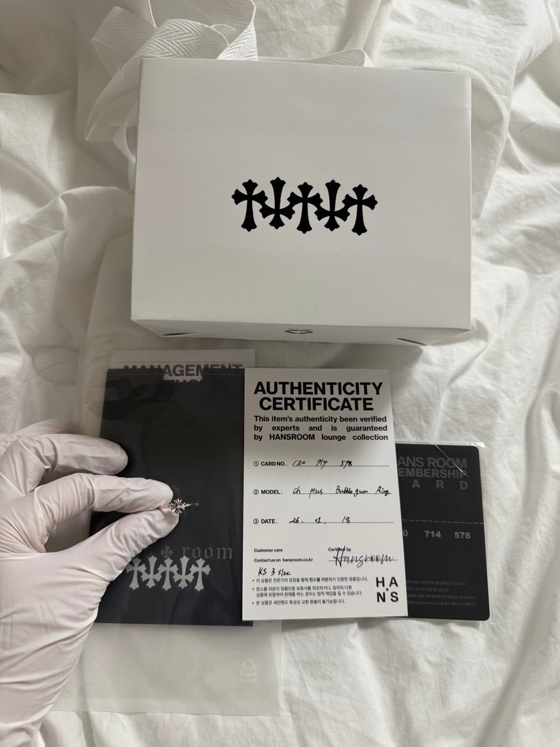 크롬하츠 ch 플러스 버블검링 3호 상품이미지2