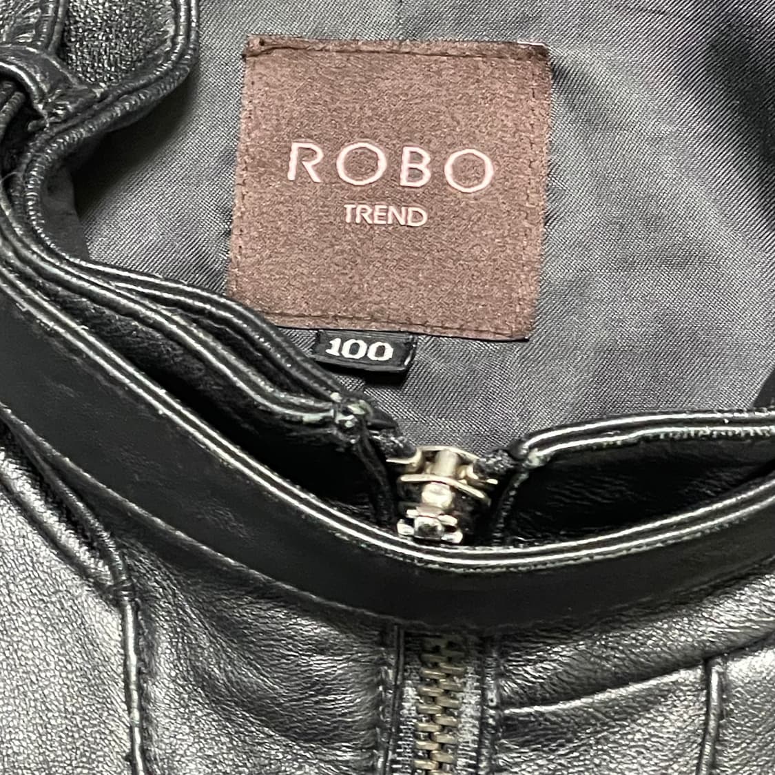 [L] ROBO 빈티지 트렌드 블랙 양가죽 자켓 상품이미지2