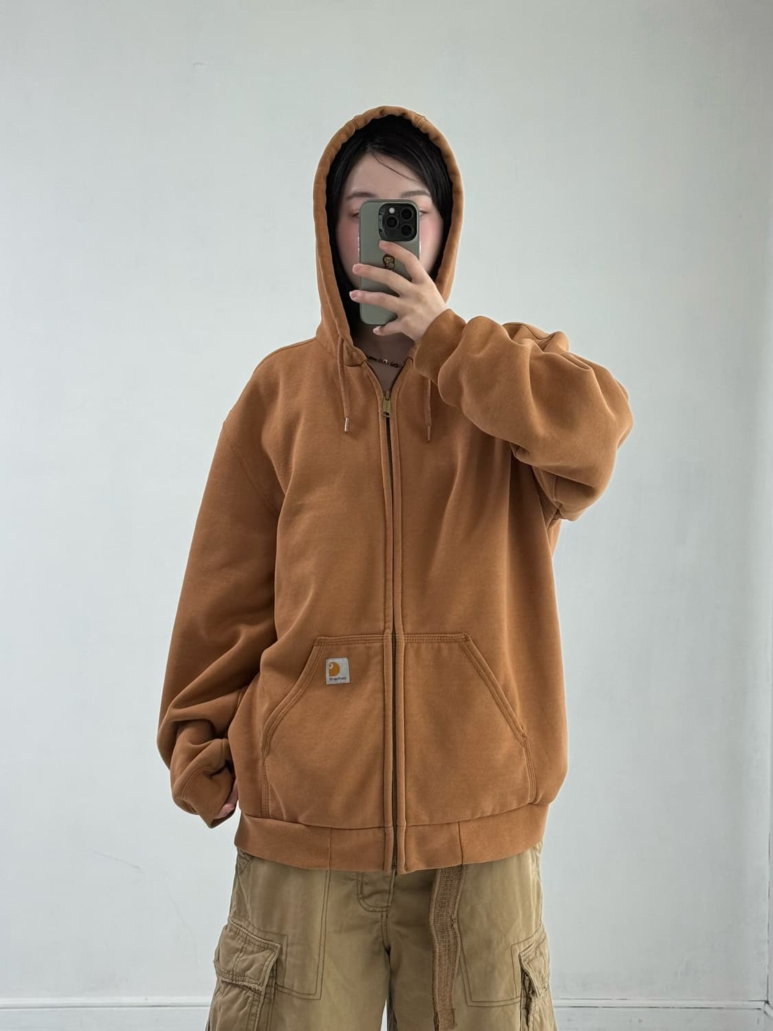 칼하트 된장 후드집업 상품이미지3