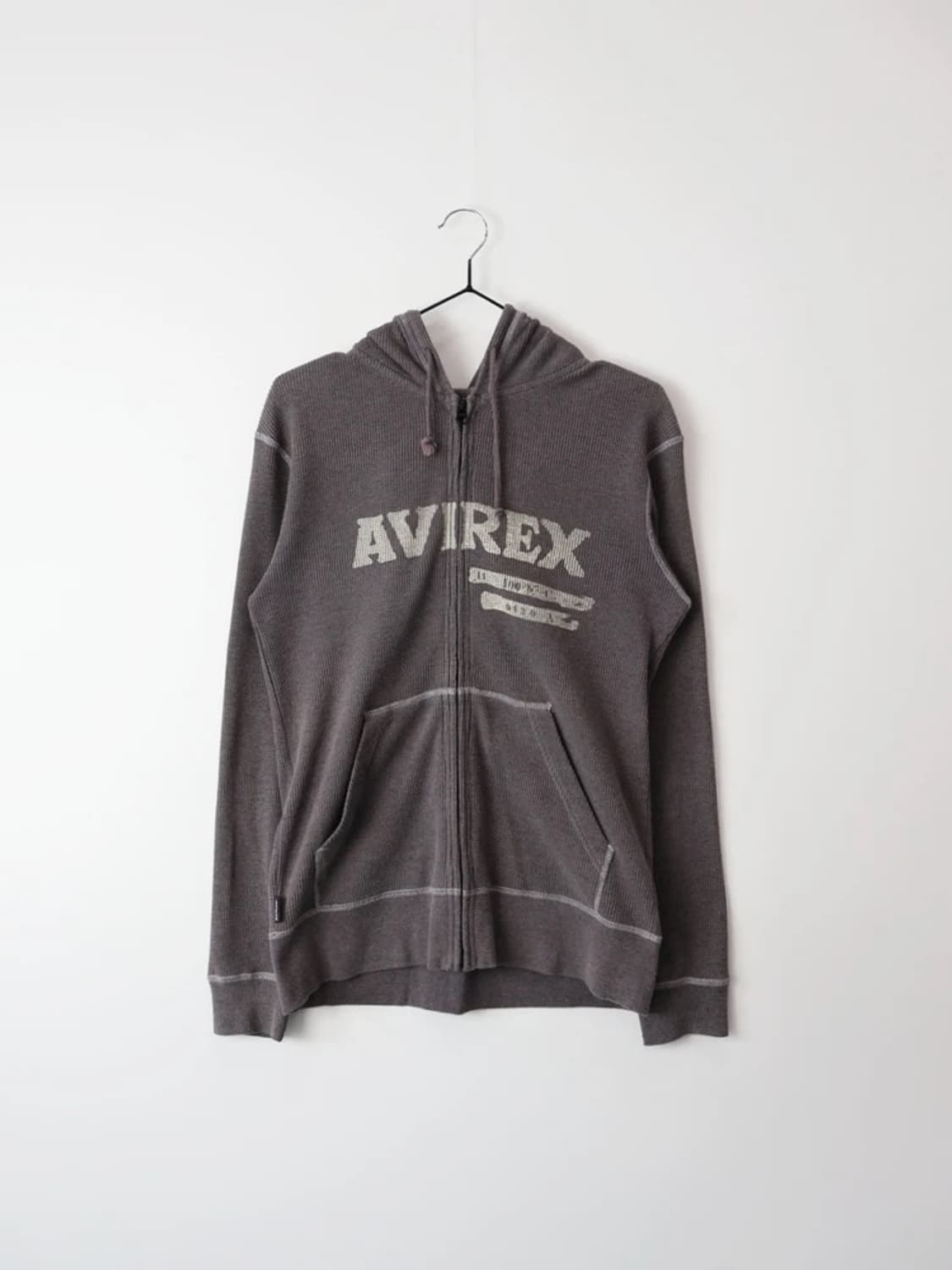Avirex Military Waffle Zip Hoodie 상품이미지4