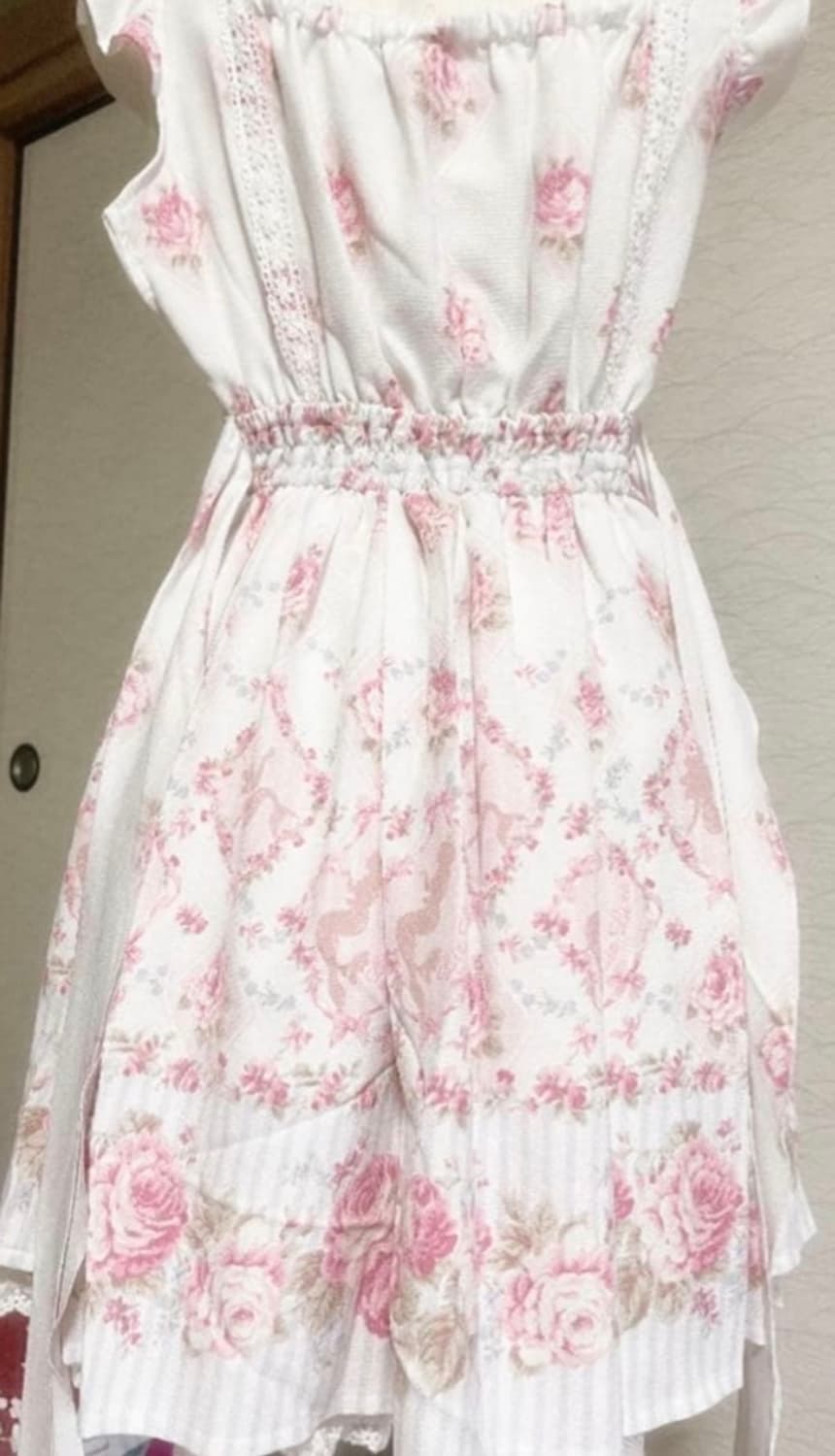 리즈리사 코르셋 플로럴 프릴 민소매 원피스 히메카지 상품이미지2