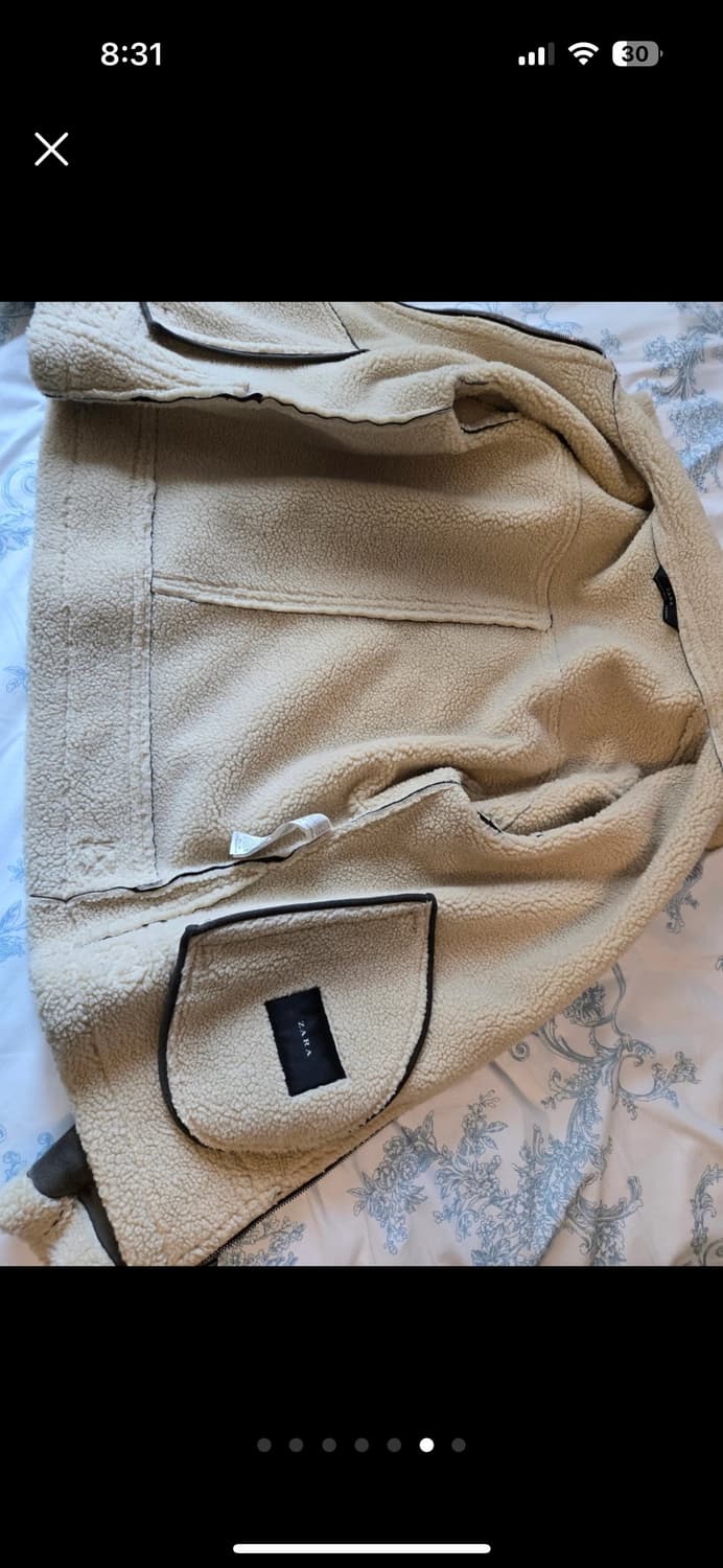 ZARA 무스탕 자켓 XL(44) 상품이미지6