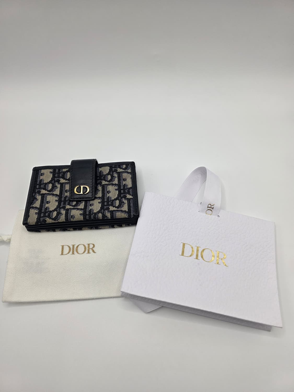 디올 오블리크 자카드 아코디언 카드지갑 상품이미지1