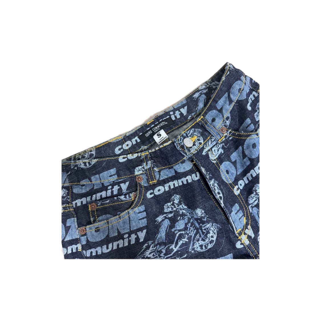 Ozone Community all over printed denim 상품이미지4