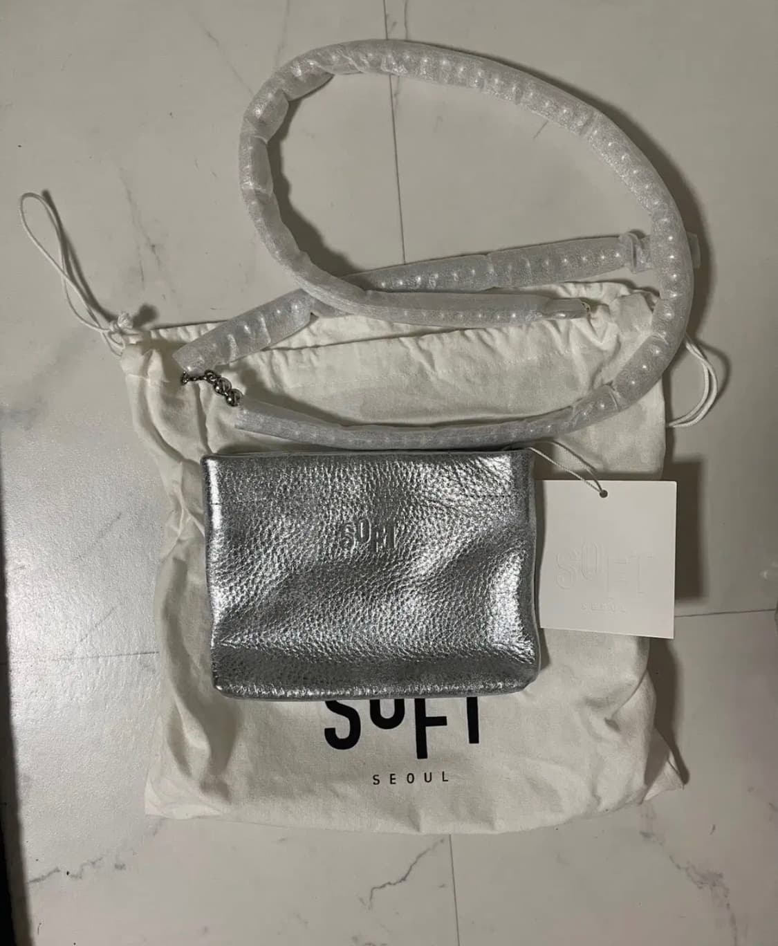 (새상품)소프트서울 체인 실버백 상품이미지2