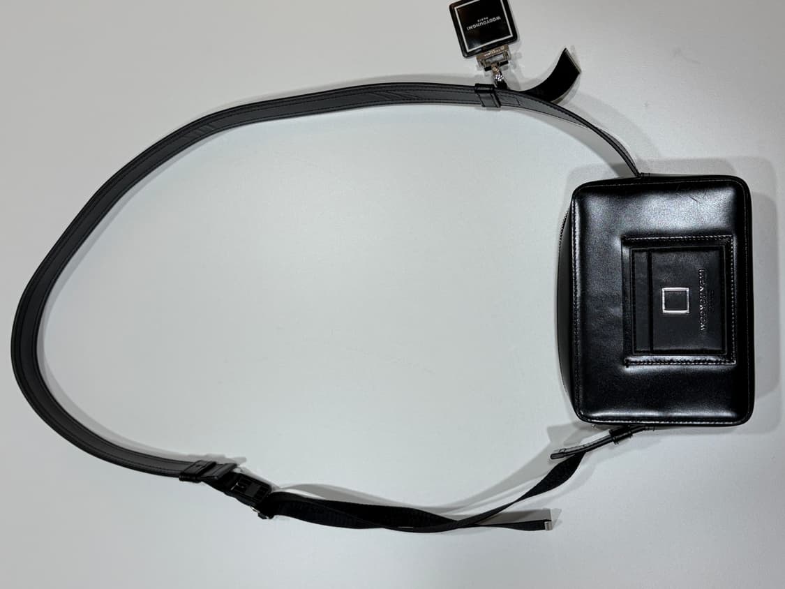 우영미 스퀘어 미니백 블랙 상품이미지2