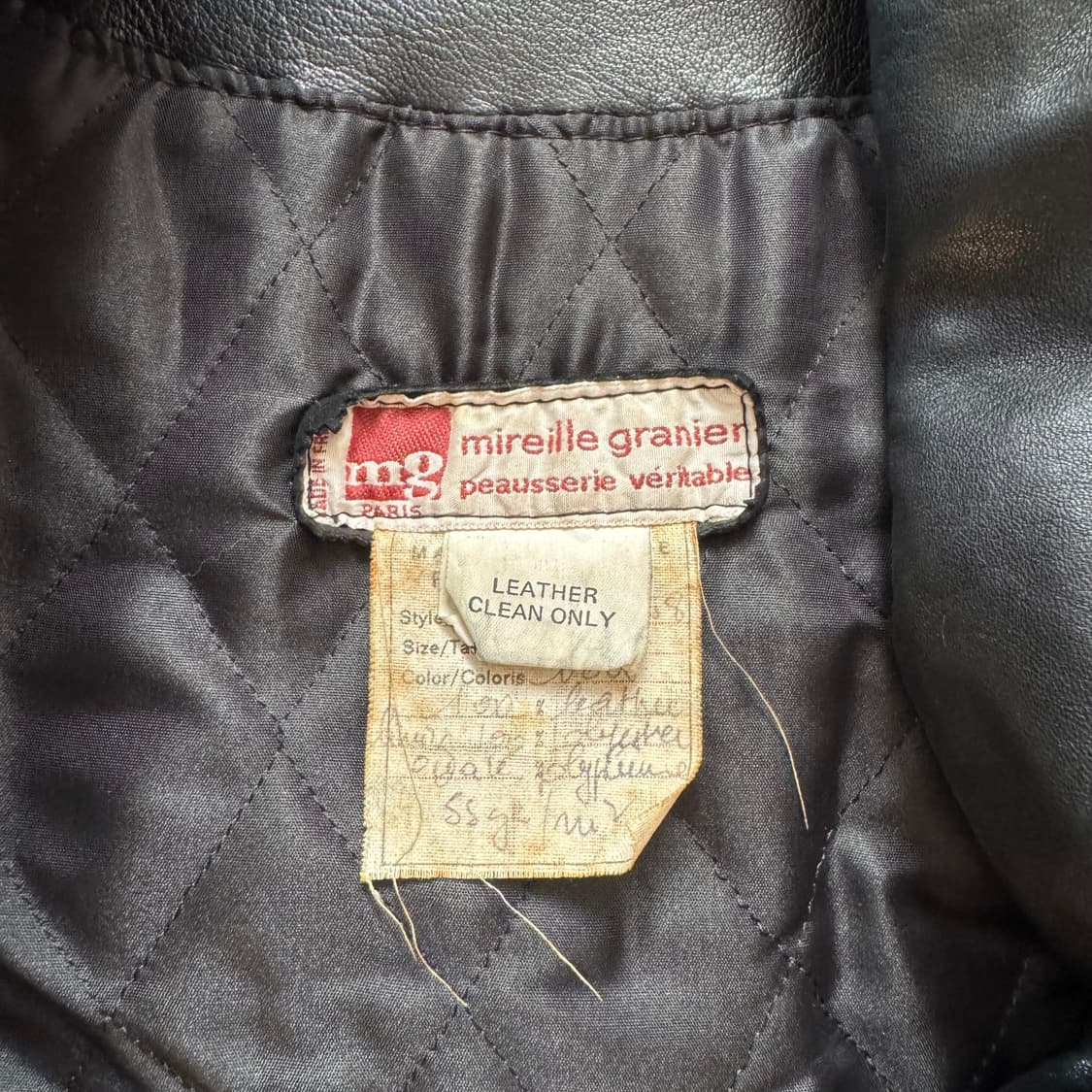 MIREILLE 일본빈티지 가죽 자켓 빈티지가죽자켓 xl 105 상품이미지7