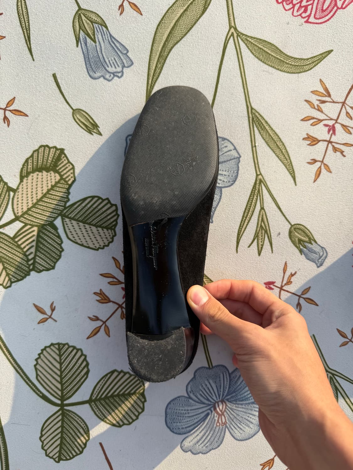 살라토레 페레가모 스웨이드 펌프스 로퍼 상품이미지5