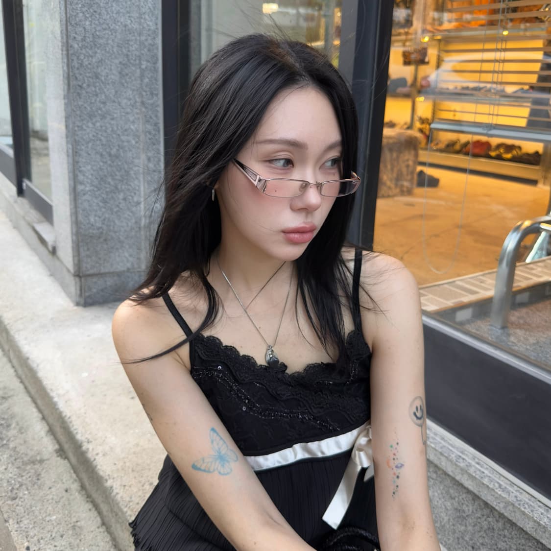 00s 베르사체 핑크 스키니 안경 상품이미지2