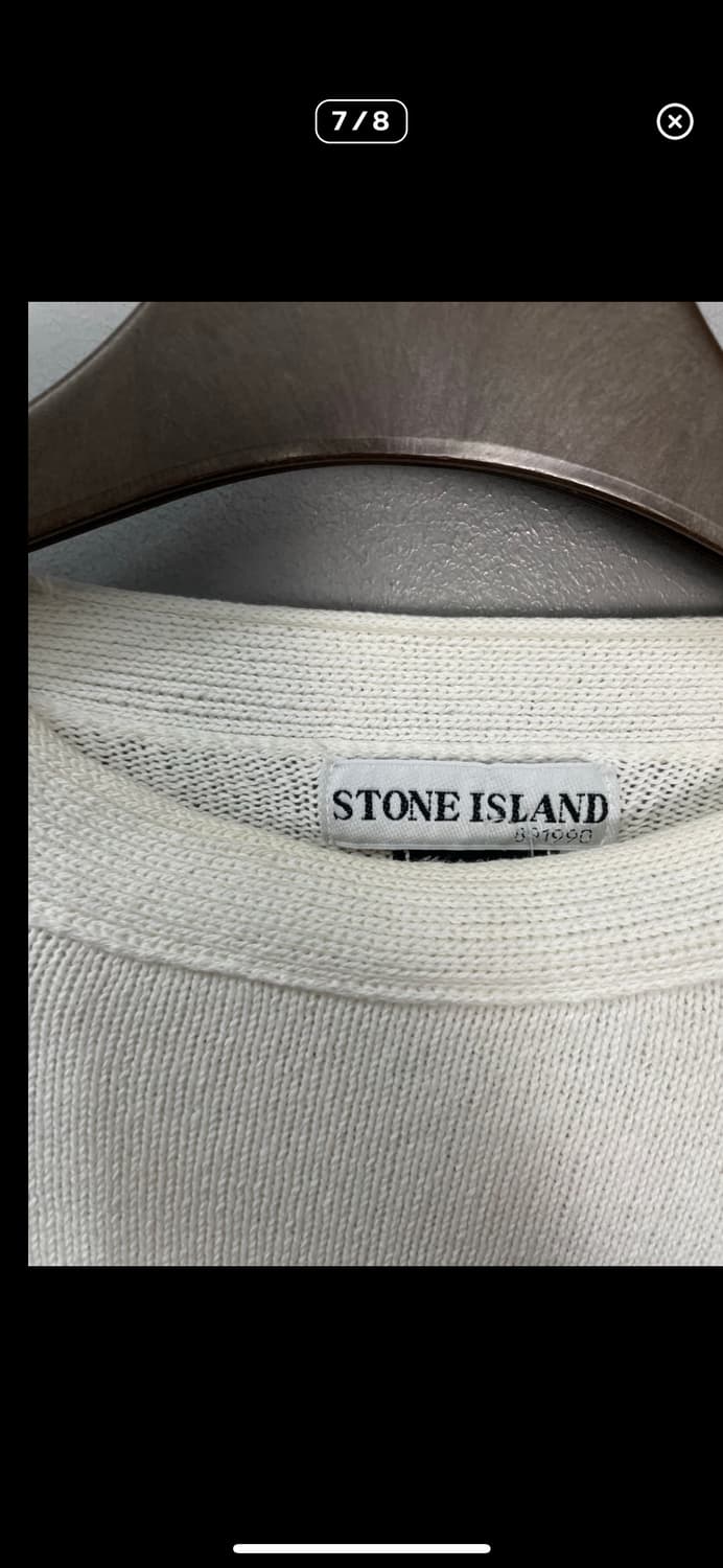 스톤아일랜드 와펜 코튼 라운드 니트 A2462 상품이미지8