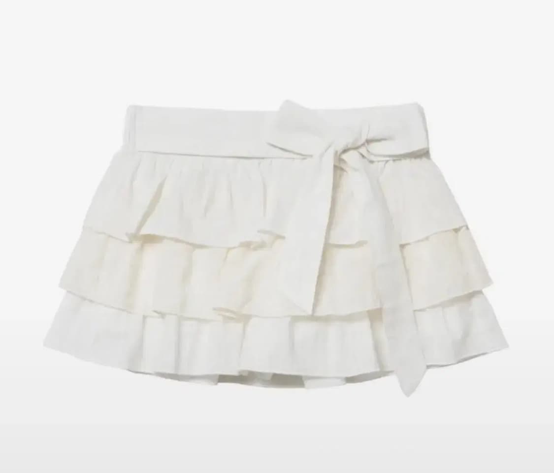 서울리 seouli softy layered bow skirt 상품이미지1