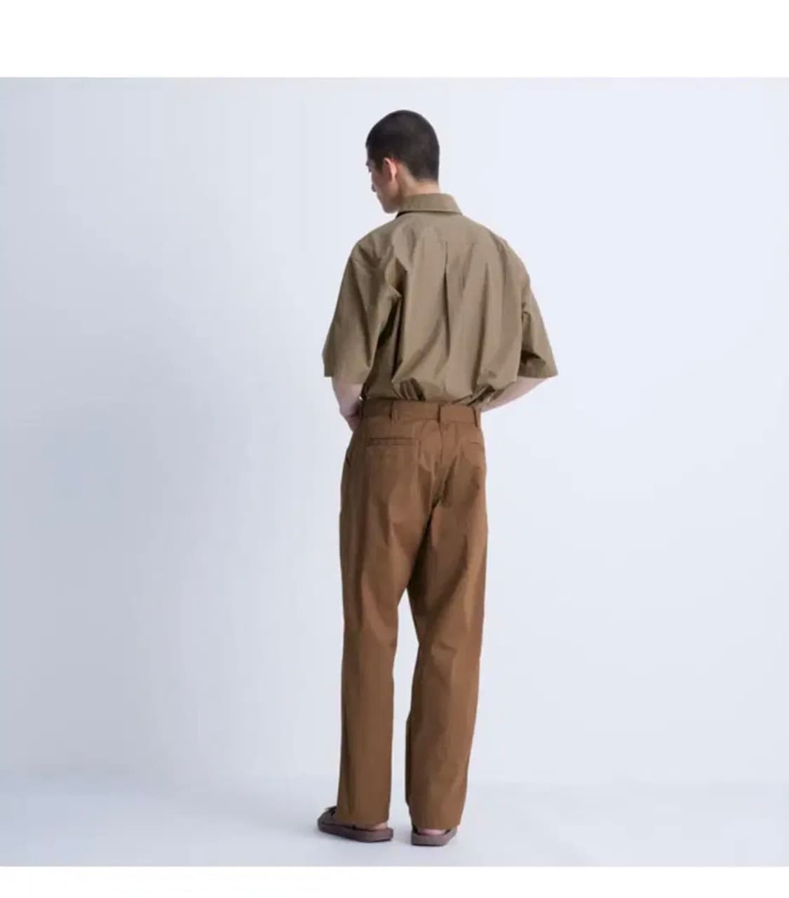 유니클로U 와이드치노팬츠 상품이미지3