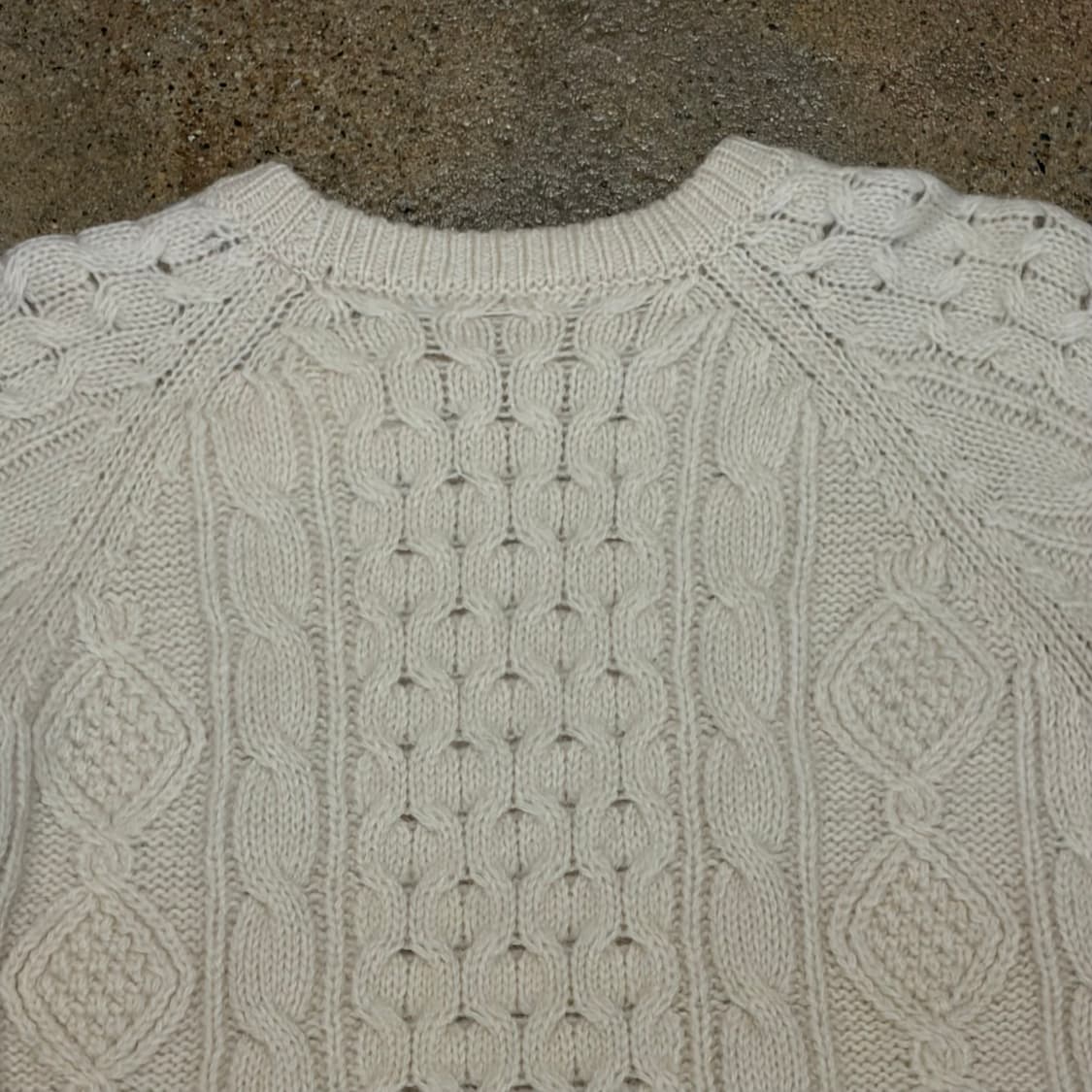 90s USA 빈티지 피셔맨 니트 방울 헤비코튼 니트  상품이미지7