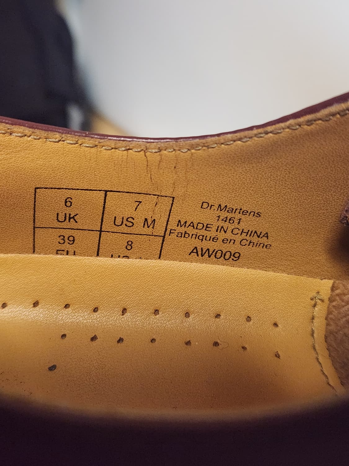 닥터마틴 1461 체리레드 (255~260) 상품이미지9