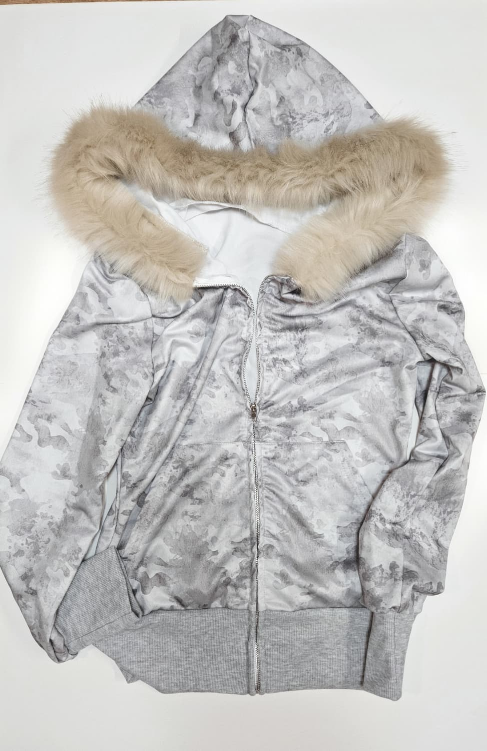 y2k 갸루걸 빈티지 힙합 펑크 emo 락 퍼 후드집업 상품이미지2