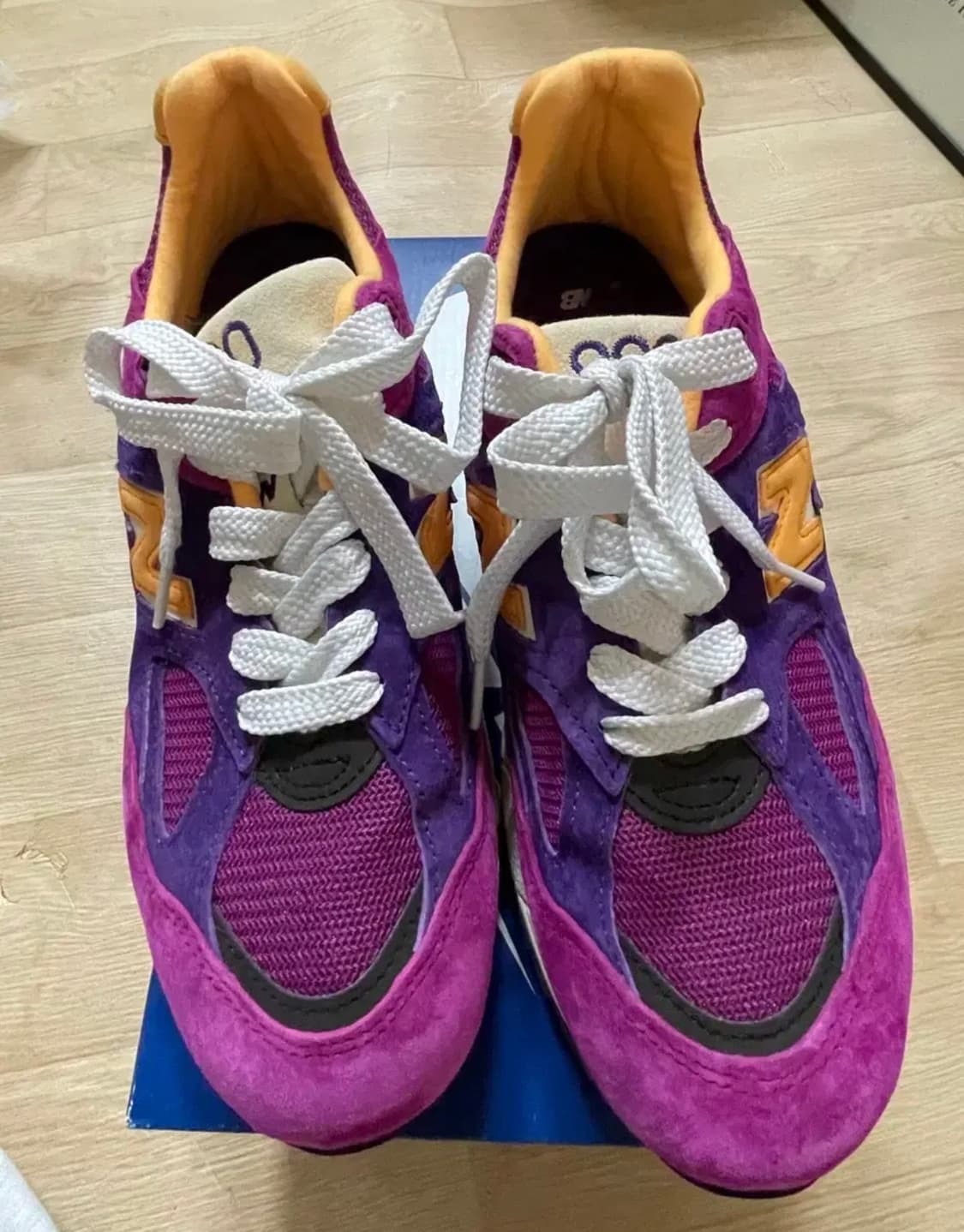 뉴발란스 990 v2 퍼플 옐로우 265 상품이미지2