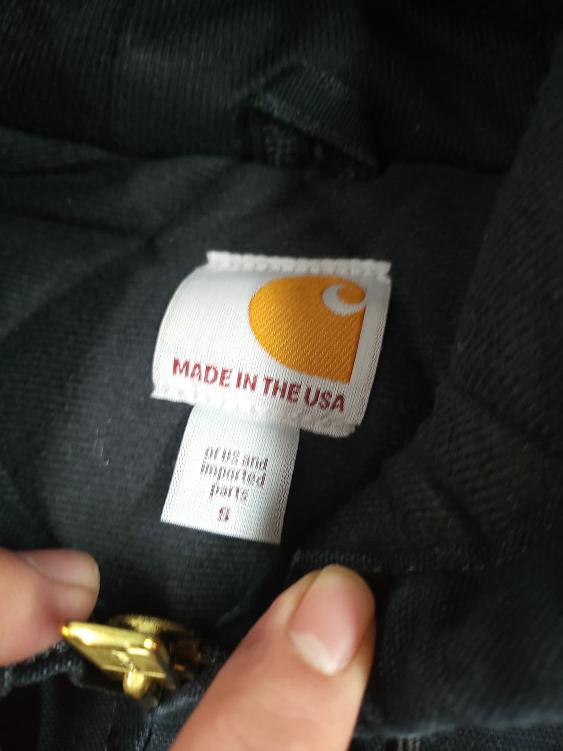 칼하트 J140 덕액티브 워크 자켓 블랙 S 상품이미지5