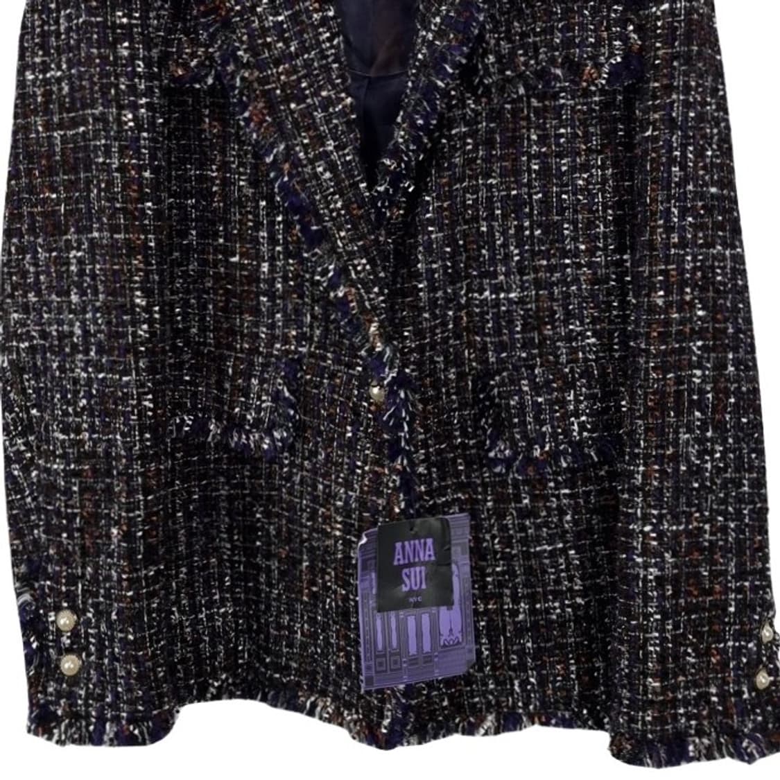 [안나수이](새상품) 트위드 블레이저 자켓 P01309 상품이미지5