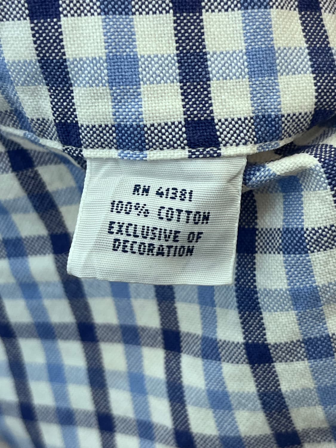 폴로 랄프 로렌 블루 체크 셔츠 상품이미지8