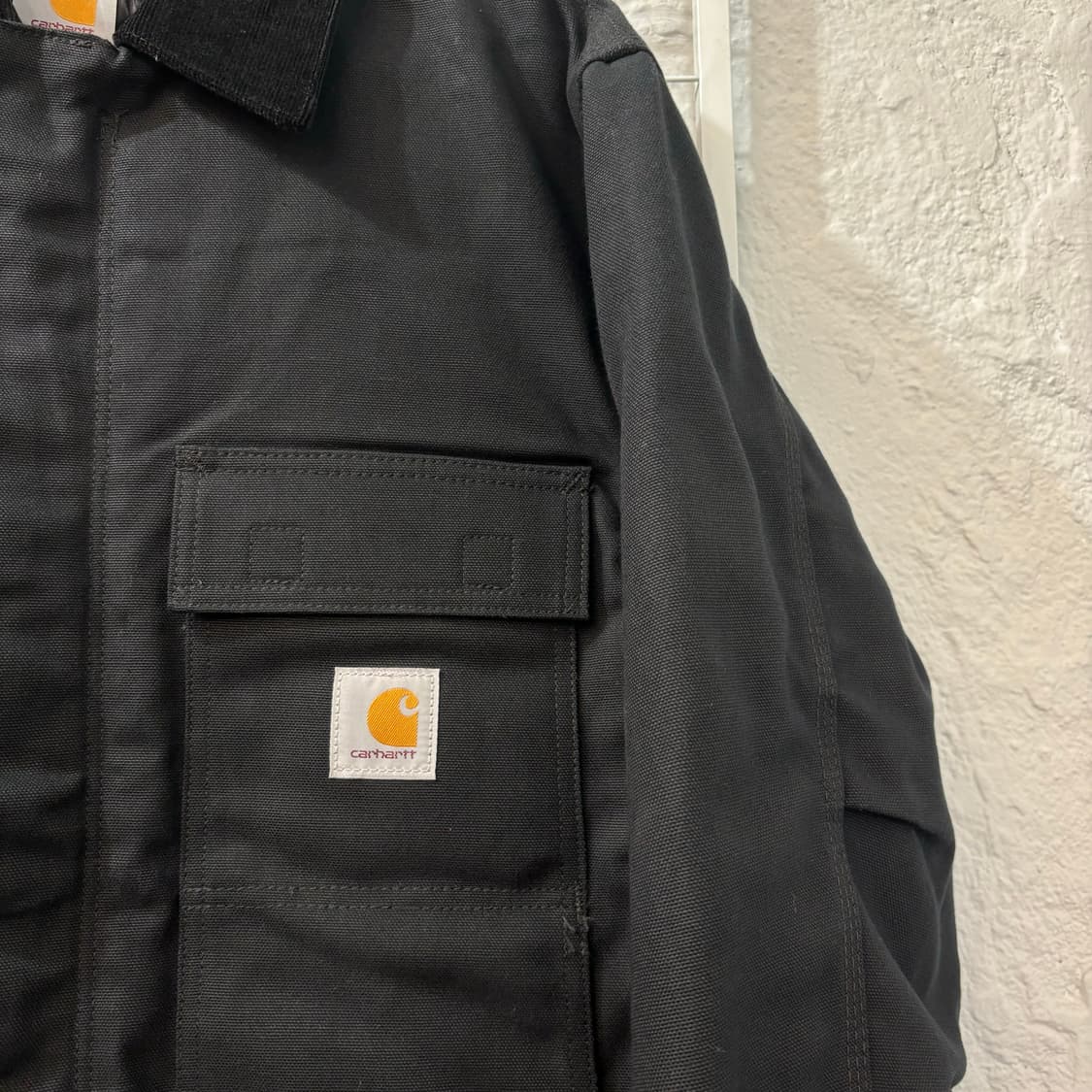칼하트 C003 트레디셔널 코듀로이 블랙 워크자켓 M 상품이미지5