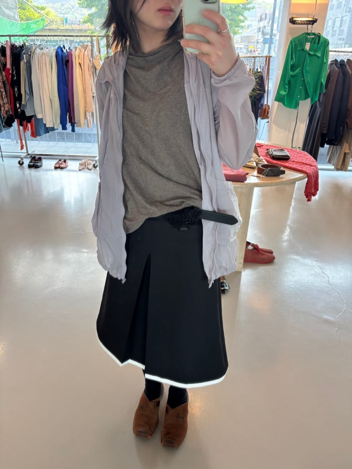 (New) 13de Marzo Belted Skirt 상품이미지1