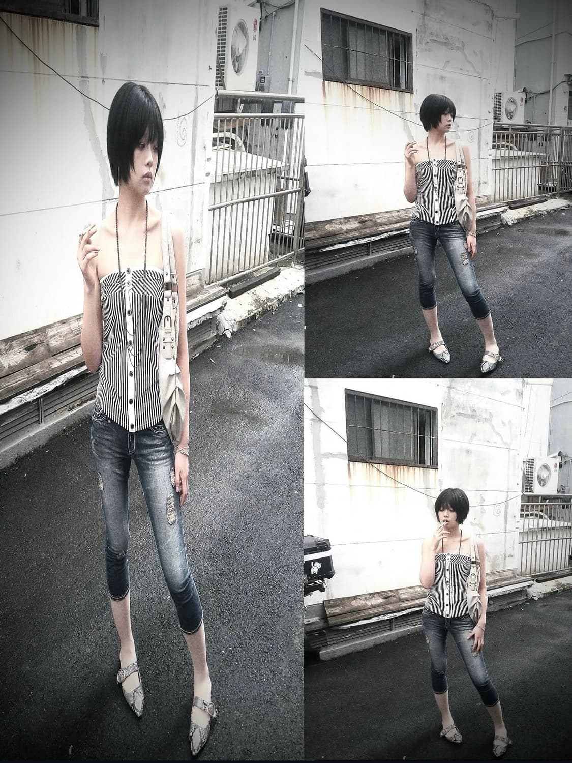Studs detailed capri pants 카프리 팬츠 상품이미지5