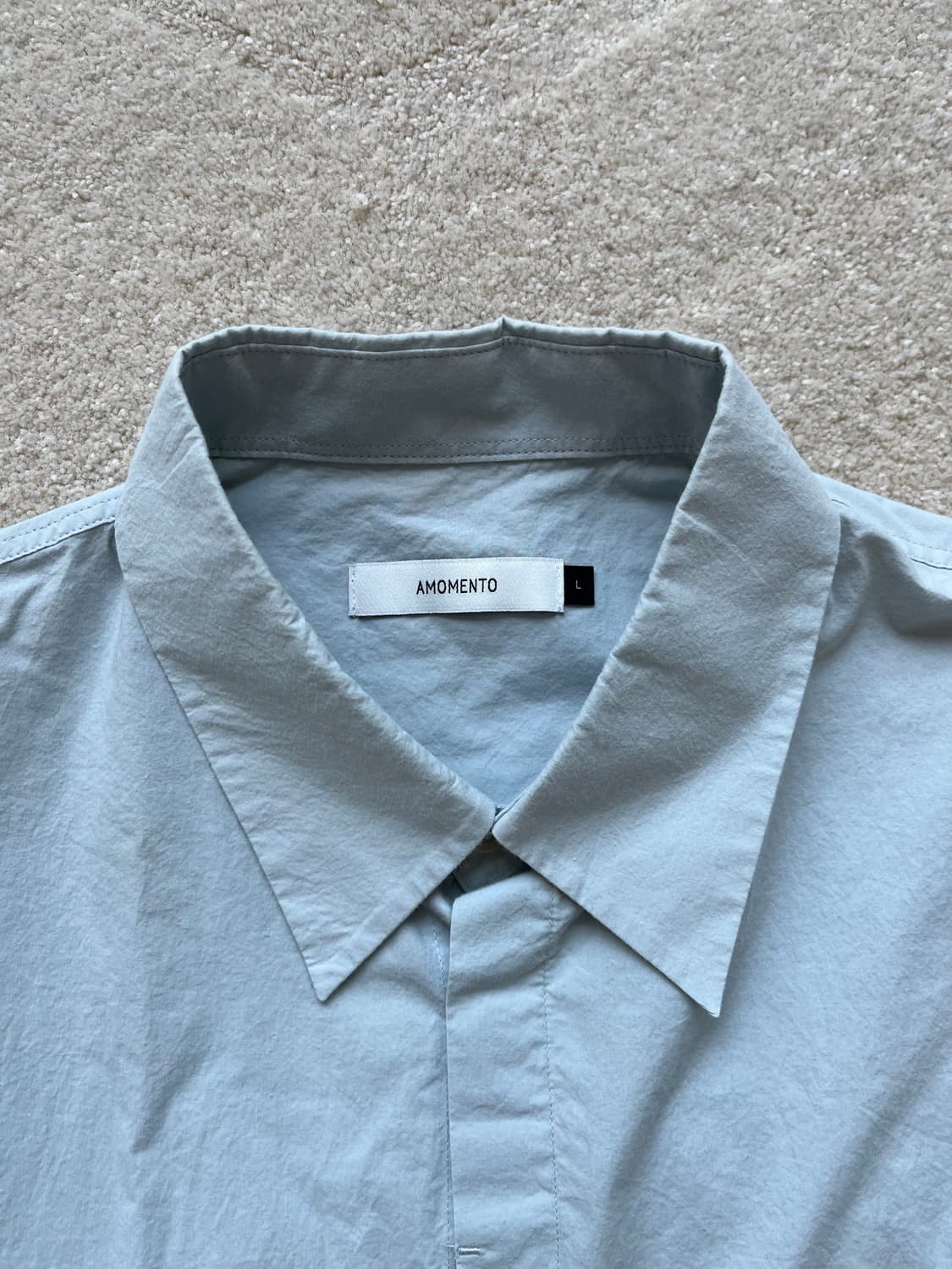 아모멘토 Seamless Shirt Light Blue (105) 상품이미지6