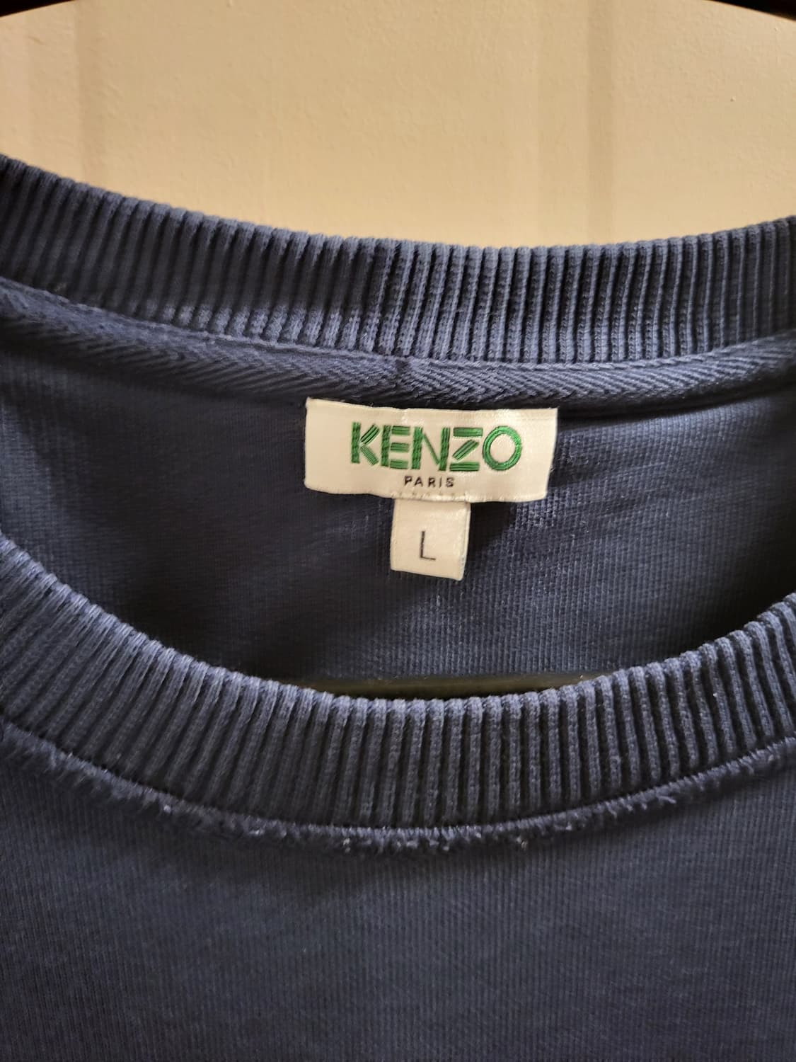 [L]겐조 네이비 맨투맨 상품이미지4