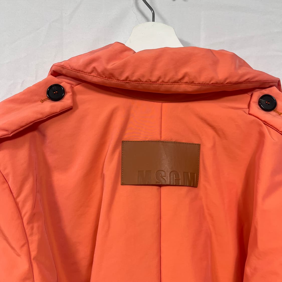 MSGM(엠에스지엠) 오렌지 트렌치 코트 패딩 상품이미지5