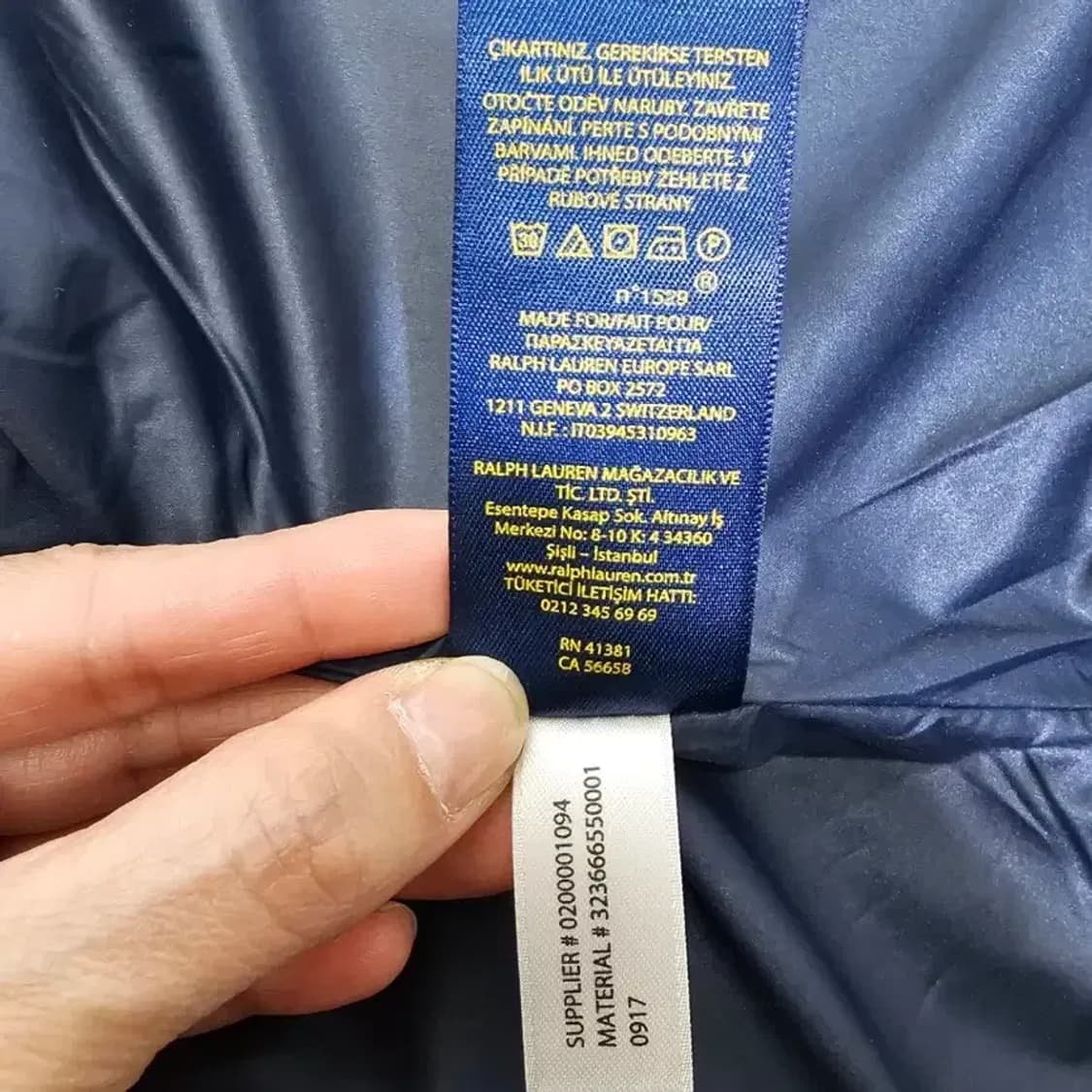 [정품] 폴로 랄프로렌 코듀로이 퀼팅 자켓 55 상품이미지10