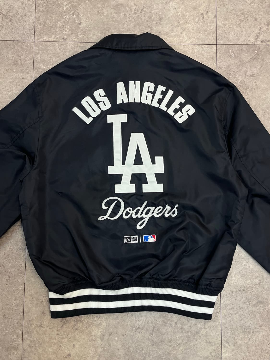 뉴에라 mlb 다저스 스타디움 집업 자켓 블랙 90 #csz2448  상품이미지7