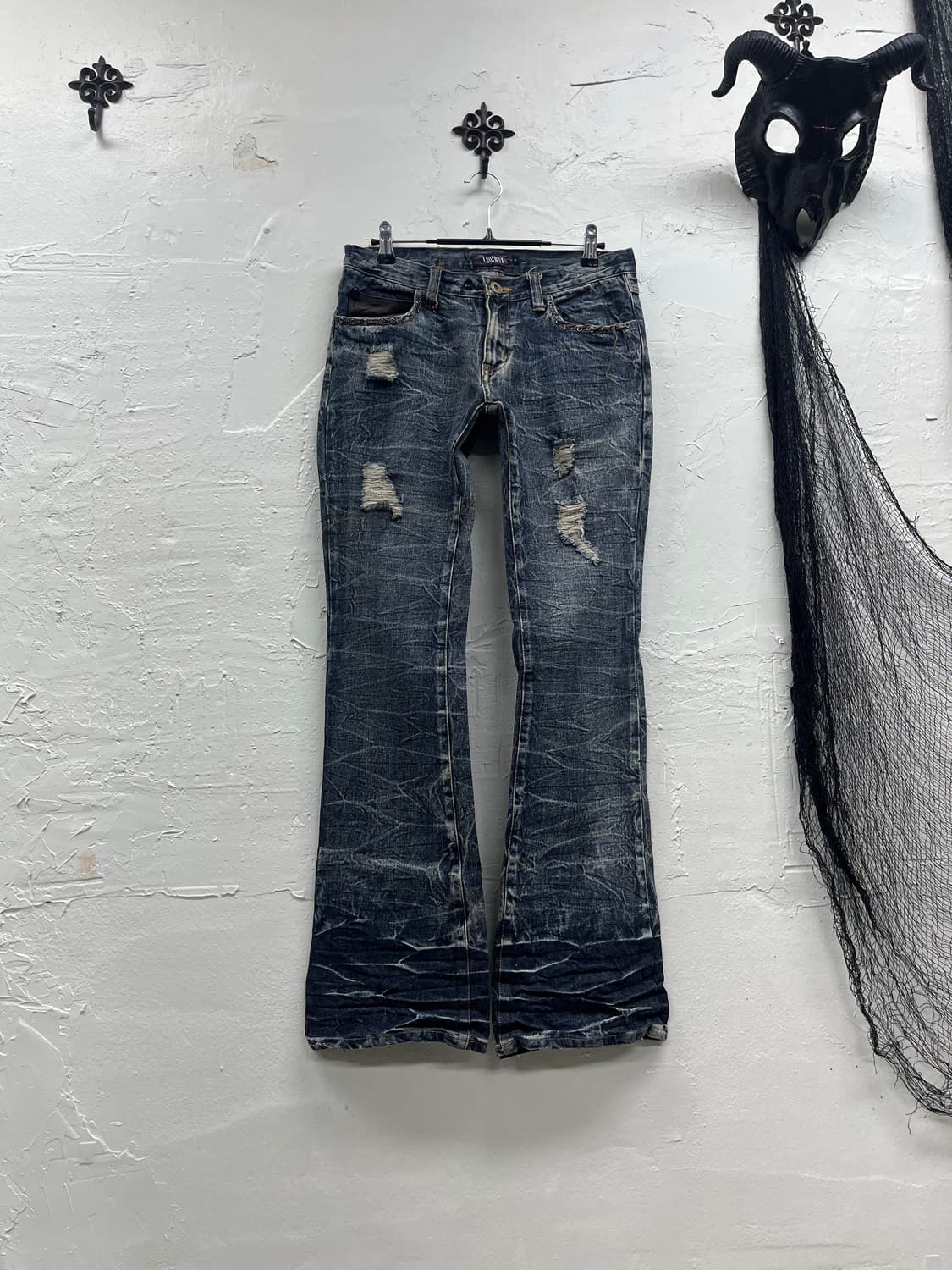 Lowbox 00s archive grunge boots cut deni 상품이미지2