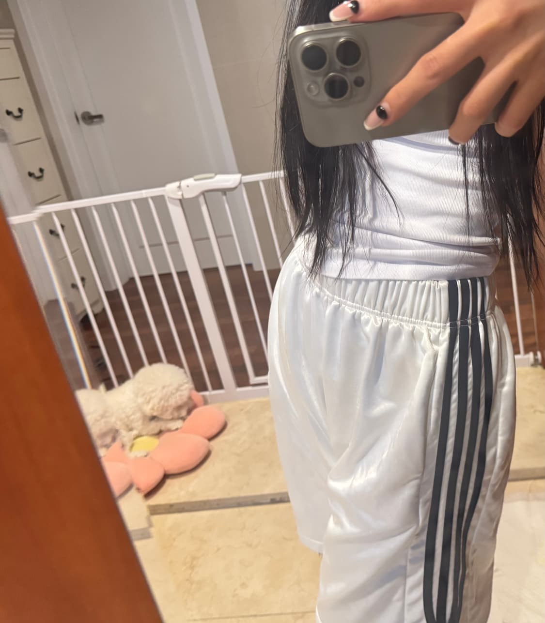 미드나잇 무브 7 boxing pants (white) 상품이미지4