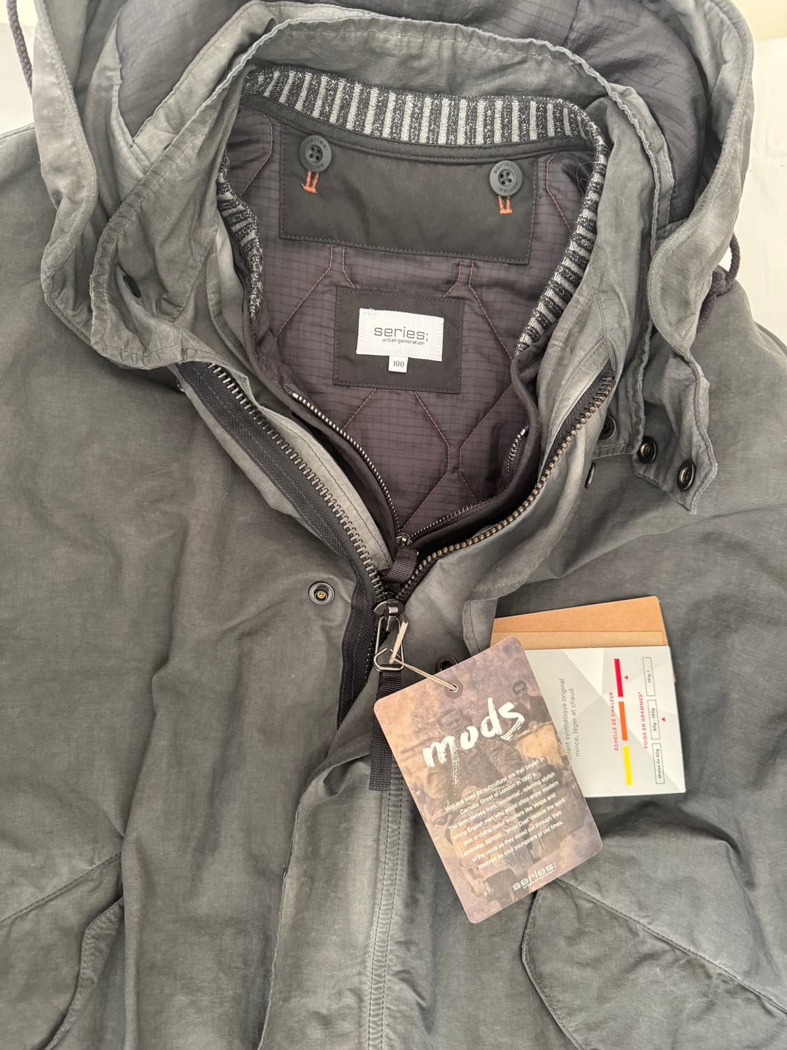 시리즈 밀리터리 다잉 모즈코트(SACAW24201CHX)  L사이즈 상품이미지6