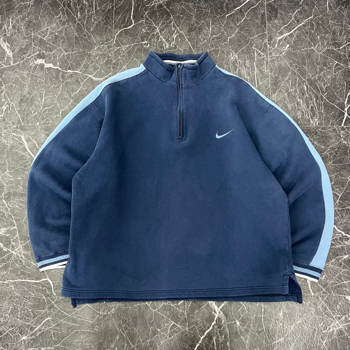 나이키 스우시 90s 하프 집업 스웻 맨투맨 상품이미지1