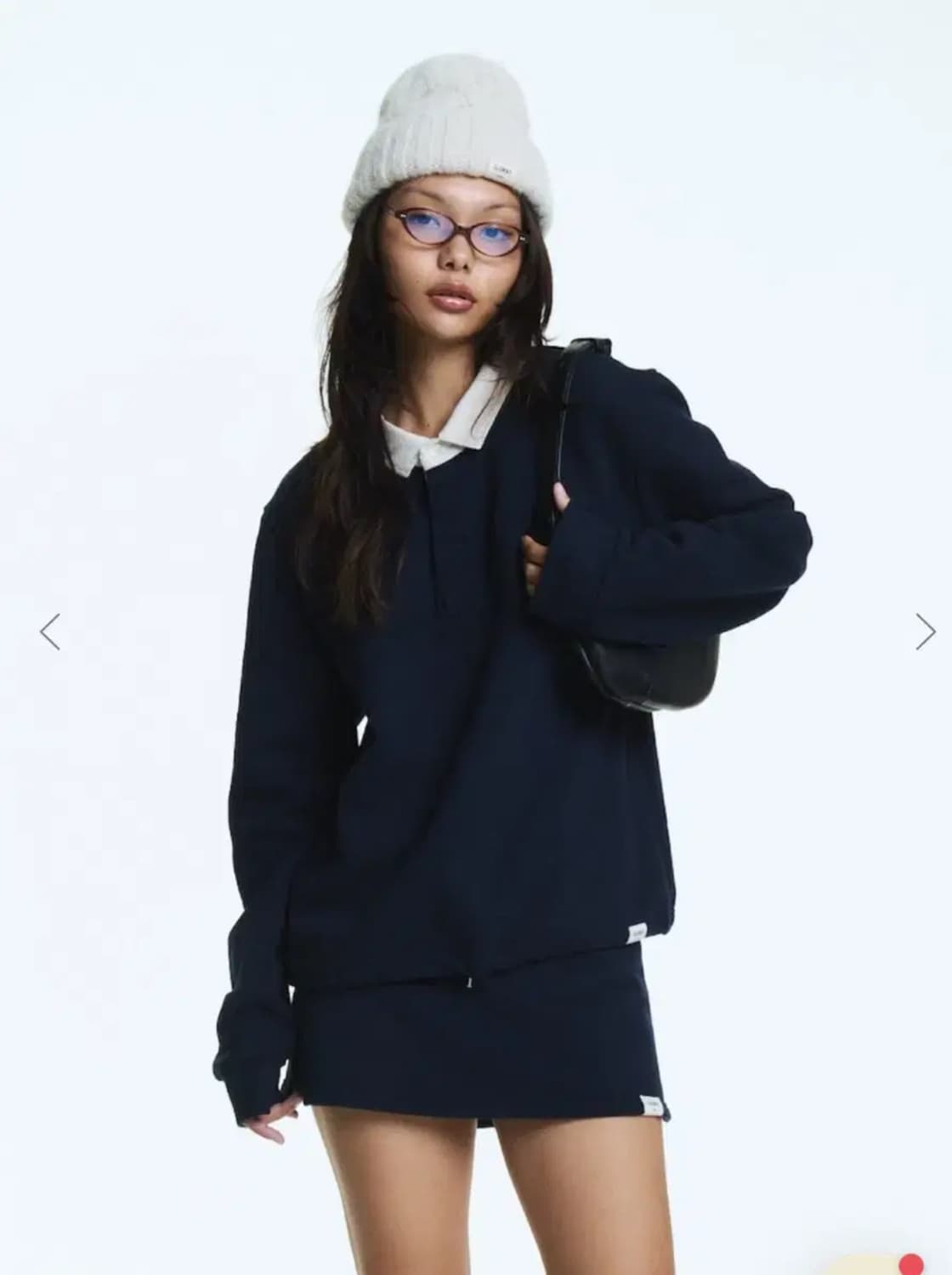 글로니 g contrast polo long sleeve (s) 상품이미지1