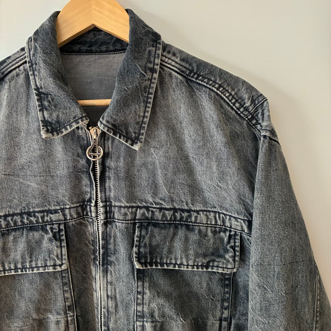 솔리드 옴므 데님 집업 상품이미지2