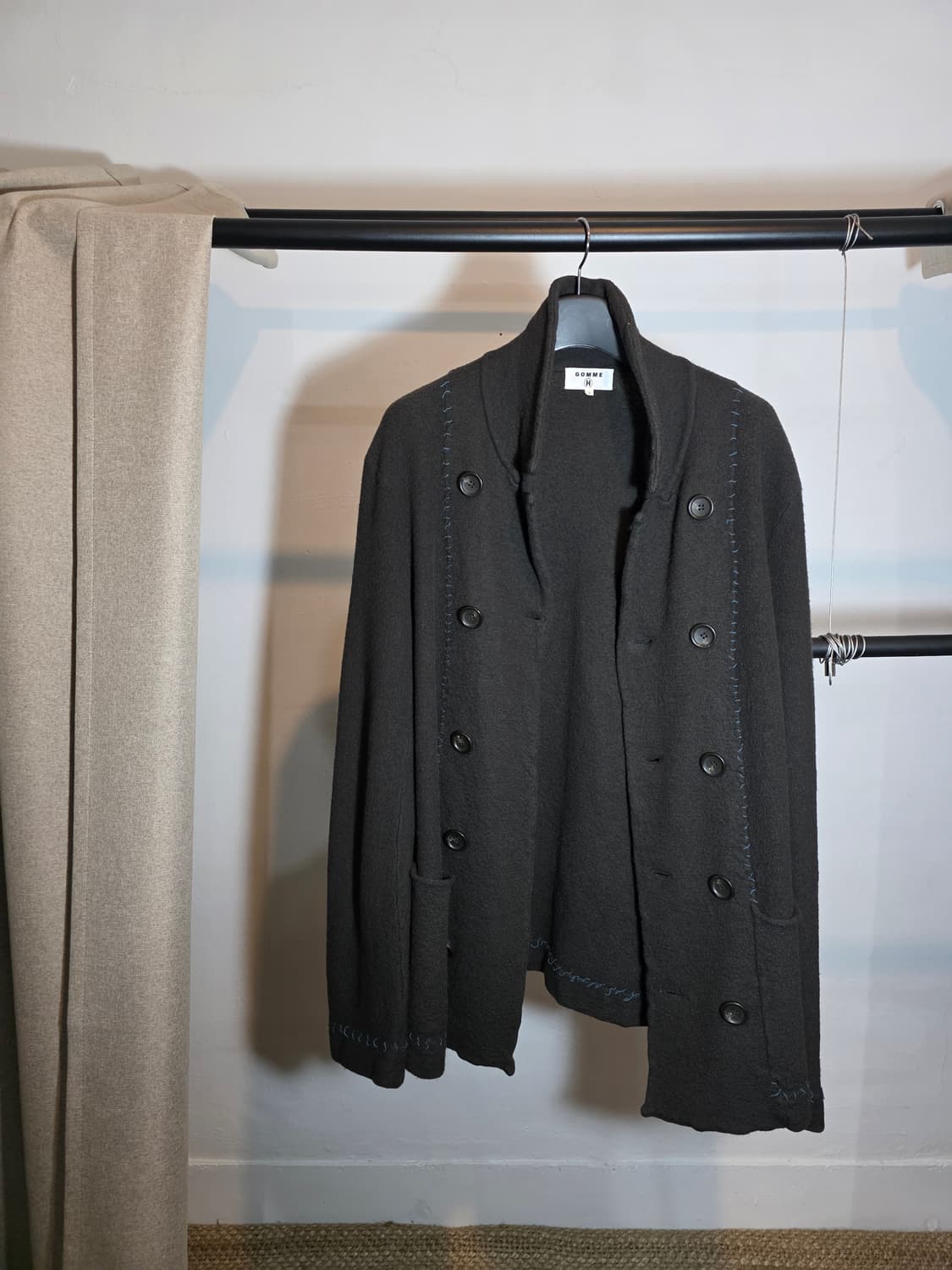 Gomme homme stitch wool coat 상품이미지4