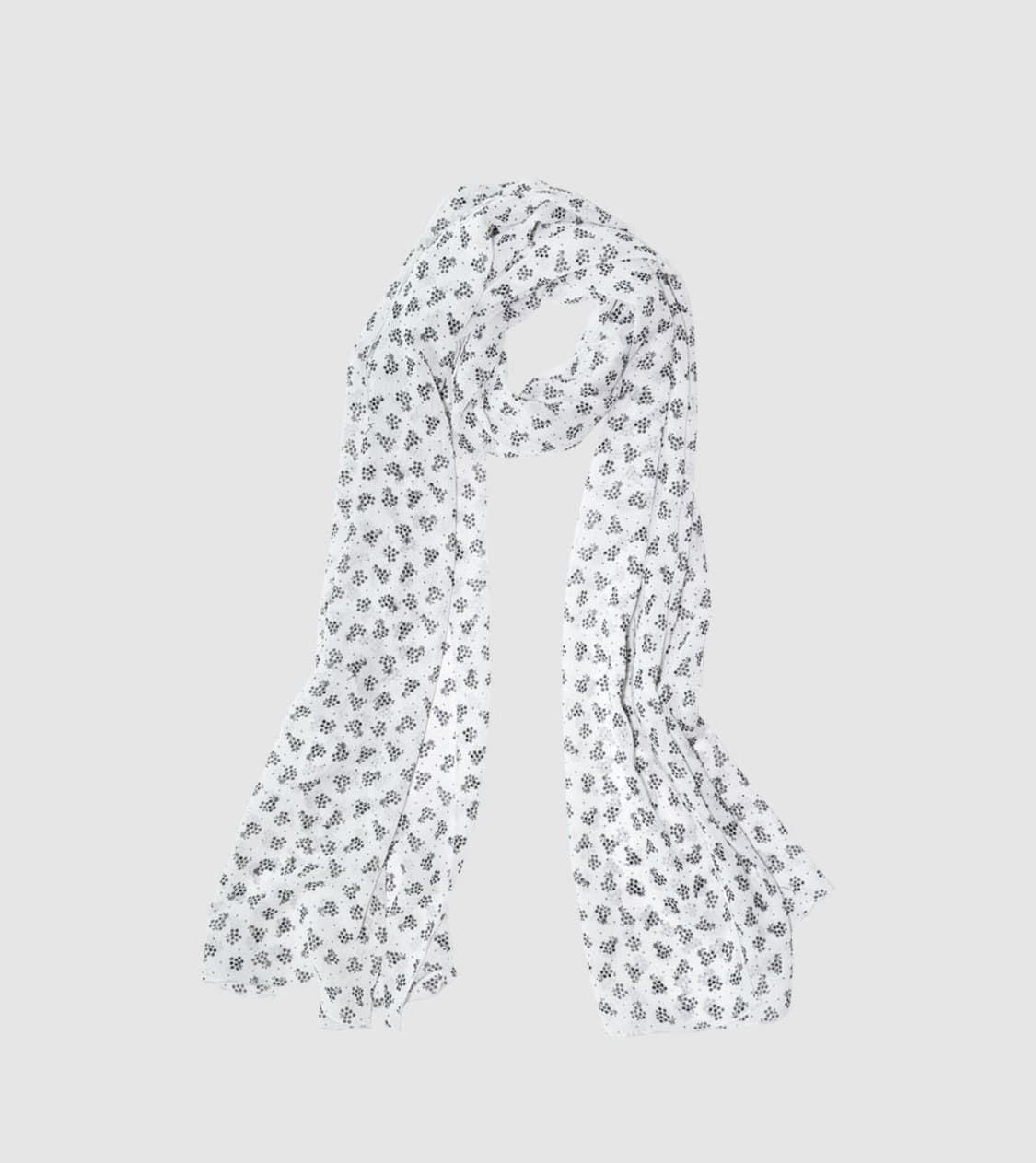 인앤양인하모니 스카프 아이보리 화이트 Fruits scarf ivory 상품이미지3
