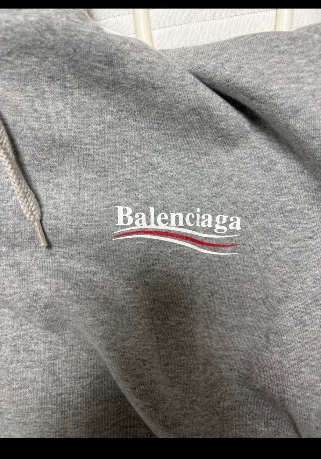 (개급처)(유일매물)(정품) 발렌시아가 후드티 웨이브로고 상품이미지1