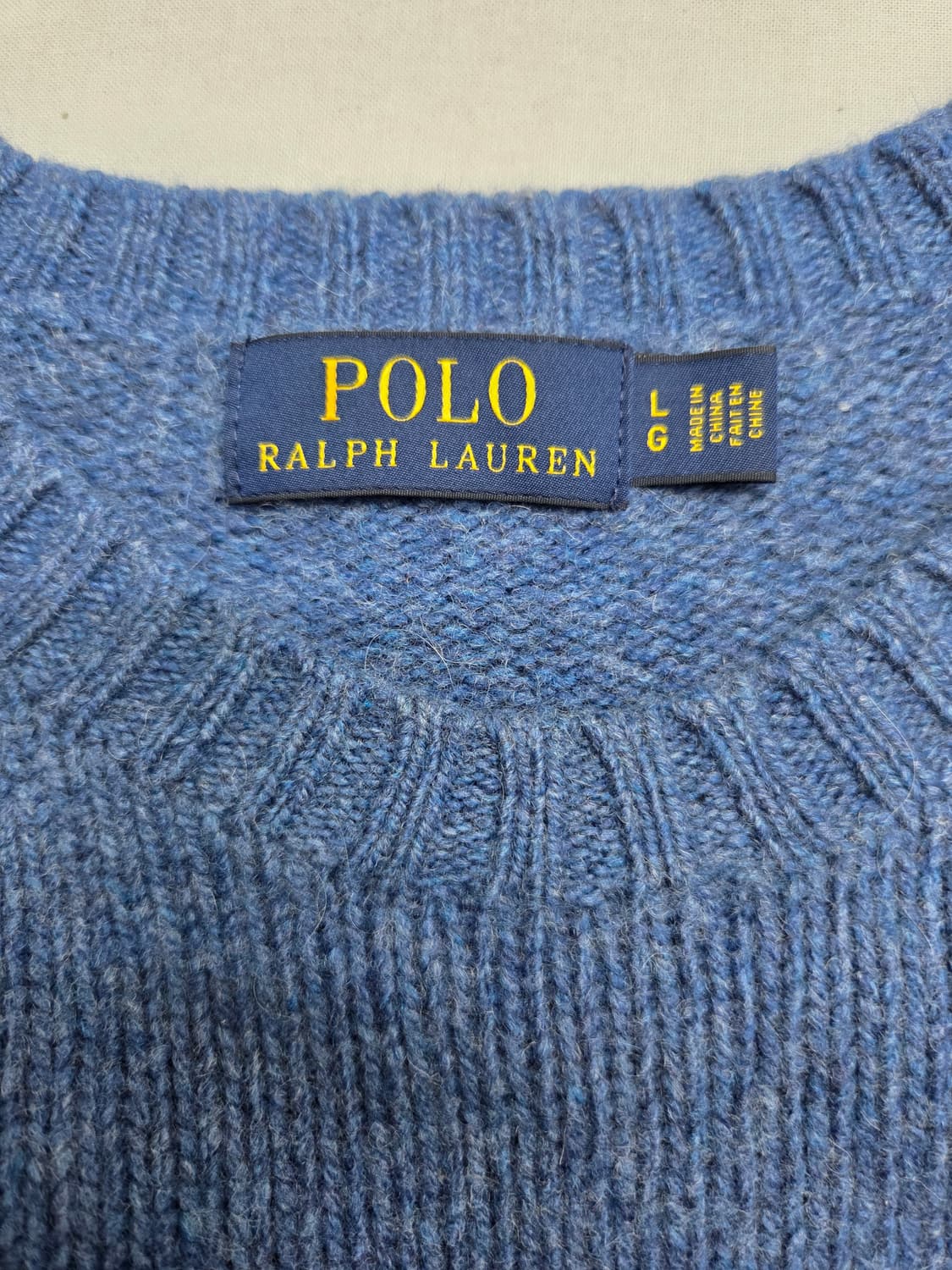 폴로 울 니트 L 상품이미지3
