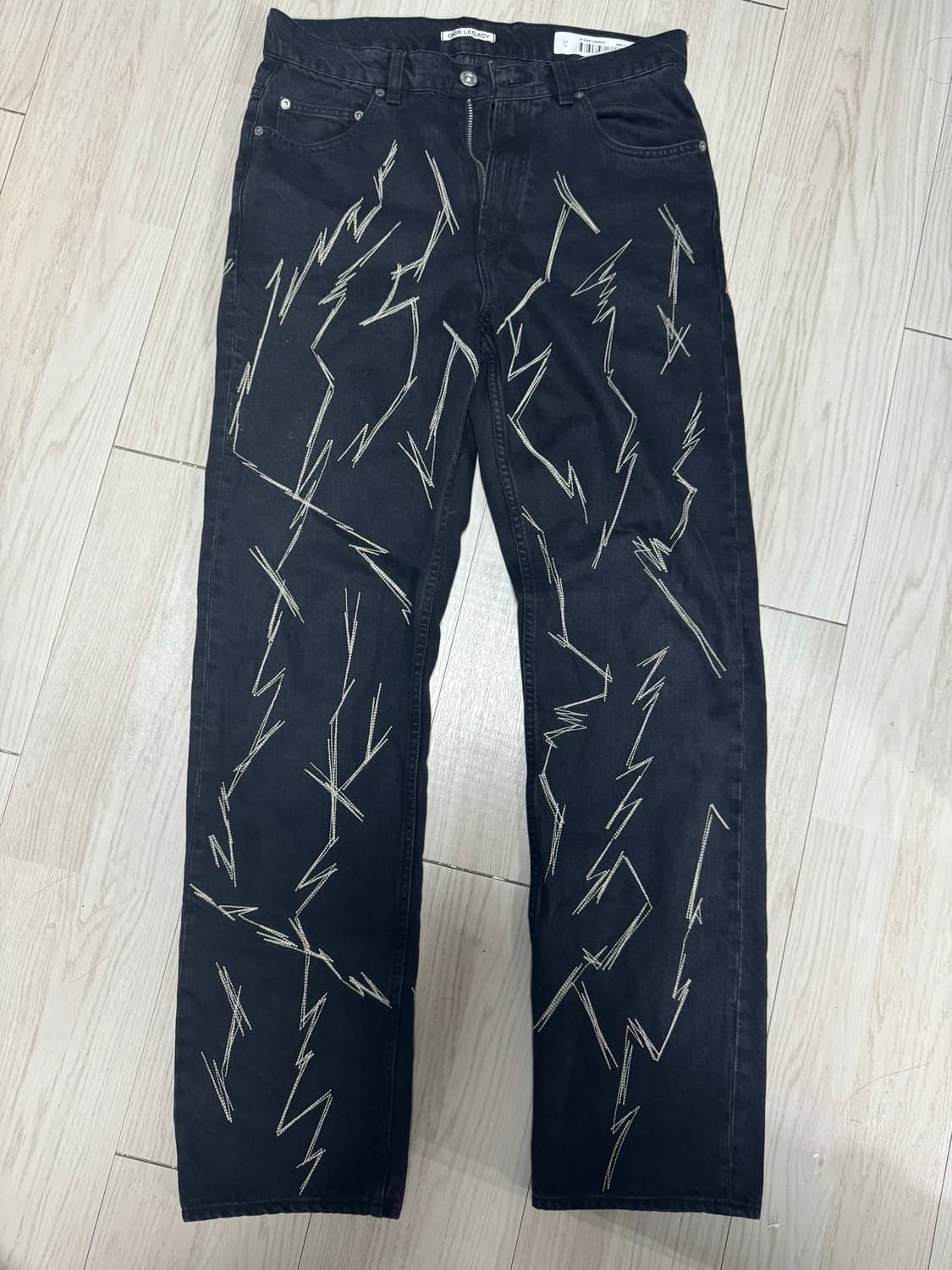 Ourlegacy 지그재그 진 상품이미지1