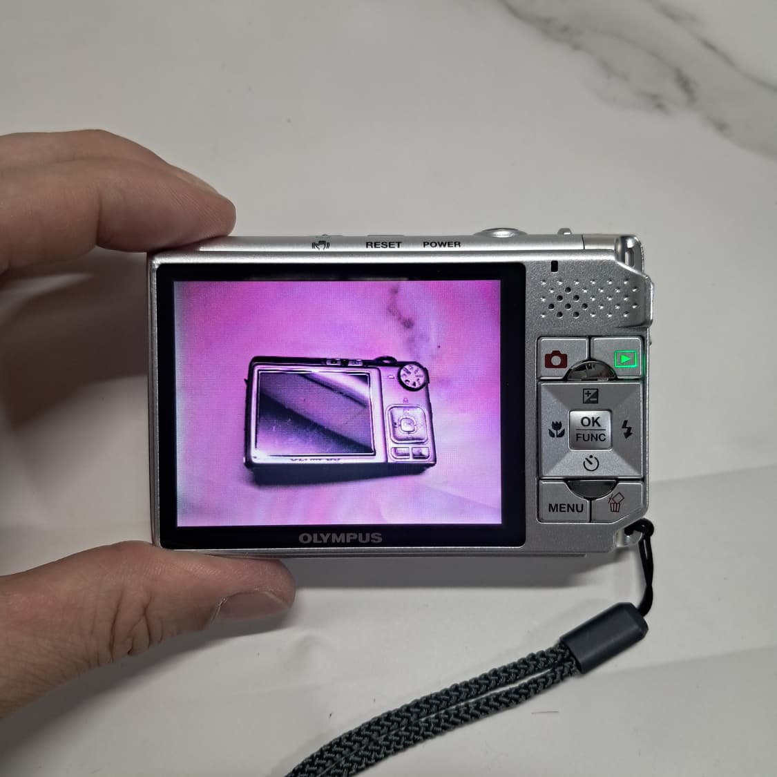 하자있음! 올림푸스 뮤 mju-730 빈티지 디카 상품이미지8