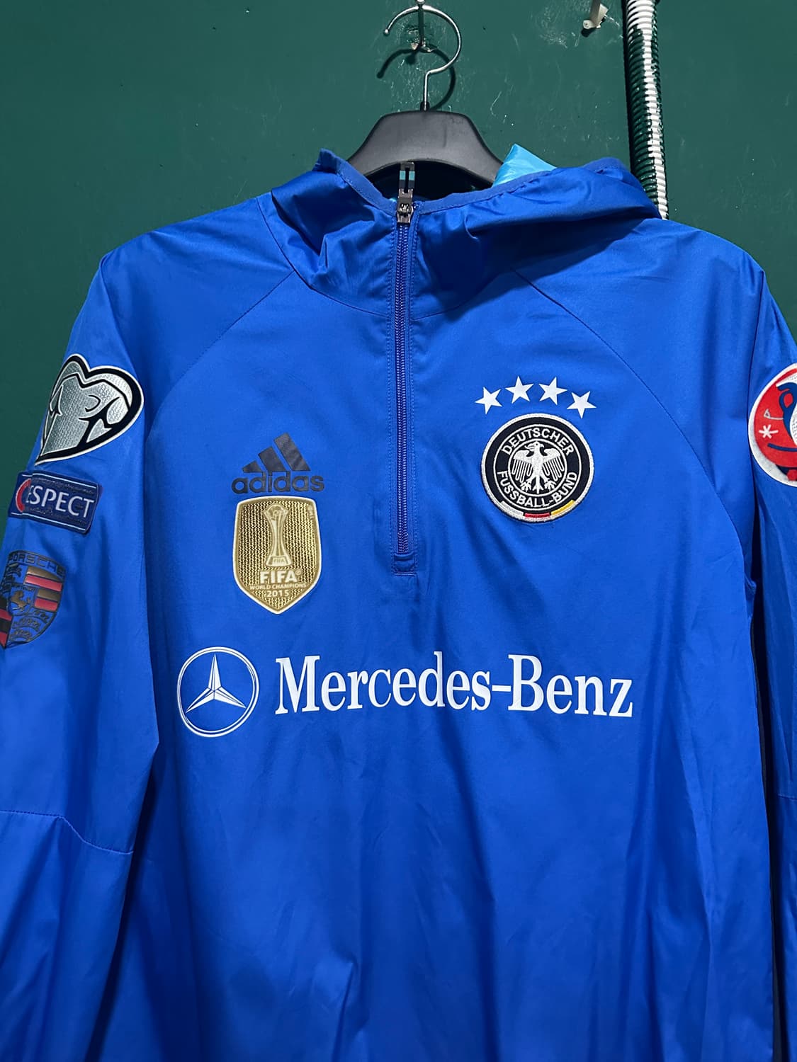 아디다스 독일 국대 반집업 바람막이100 상품이미지2