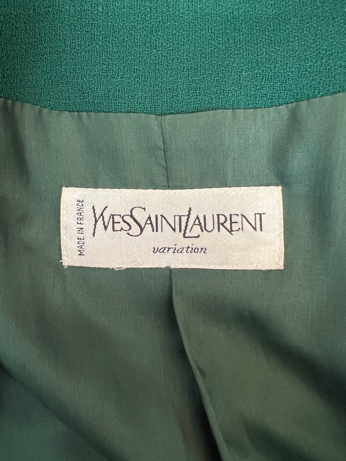 입생로랑 여성 그린 간절기울자켓 싱글자켓 블레이져 상품이미지7