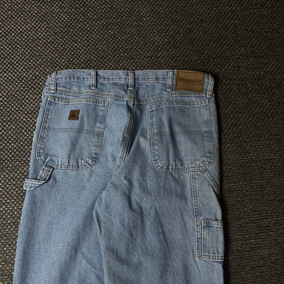 (36)랭글러 라이트블루 레기드웨어 카펜터 데님 팬츠 상품이미지5