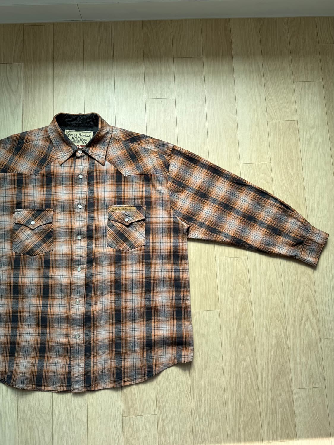 웨스트코스트차퍼 90s 플란넬 웨스턴 셔츠 상품이미지3