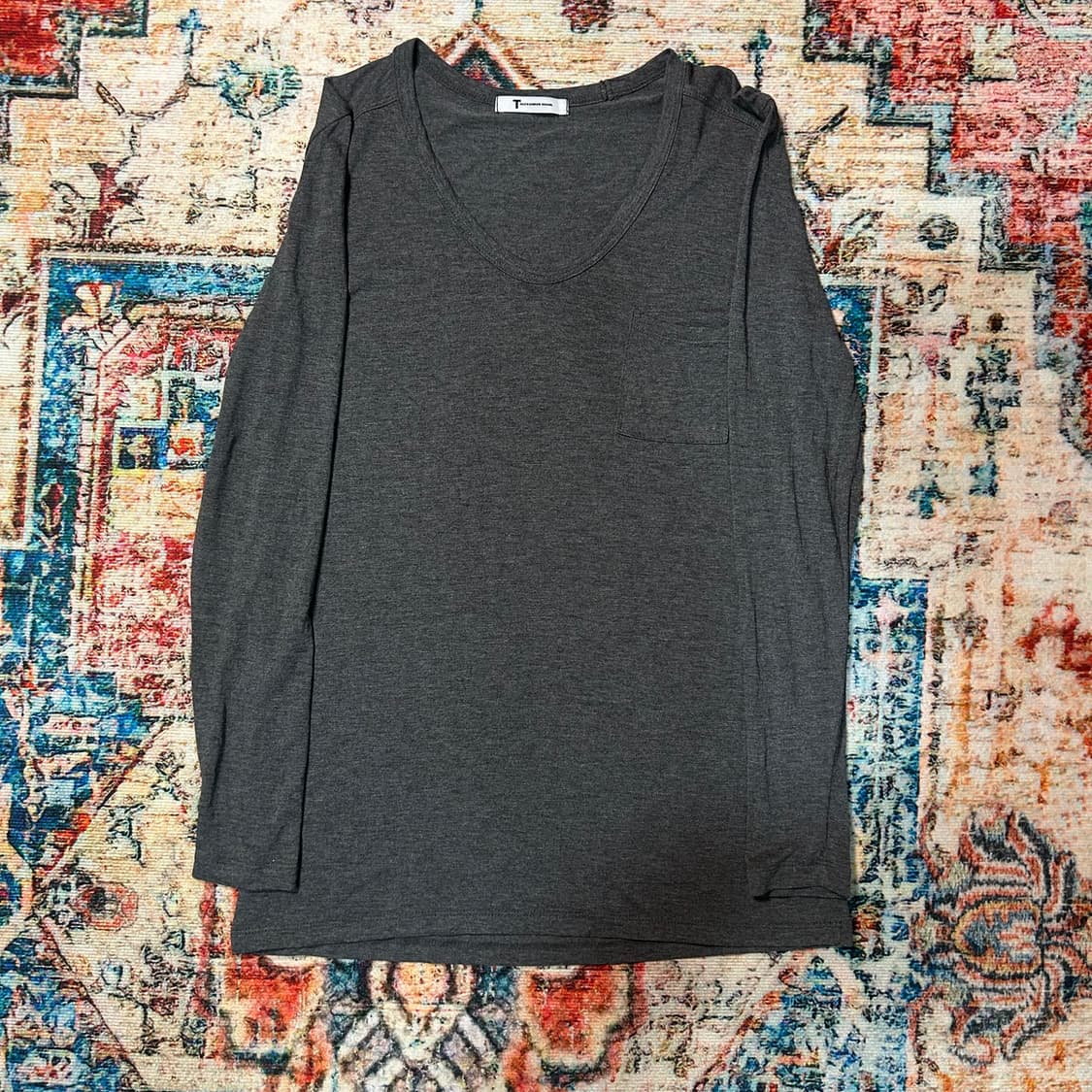 [XS] 알렉산더 왕 레이온 롱슬리브 그레이 상품이미지1